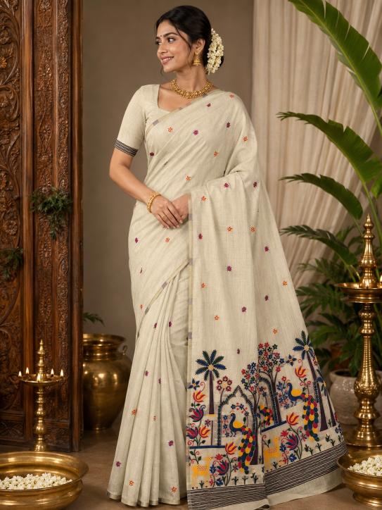 Nivara shahi peacock wholesale saree price list